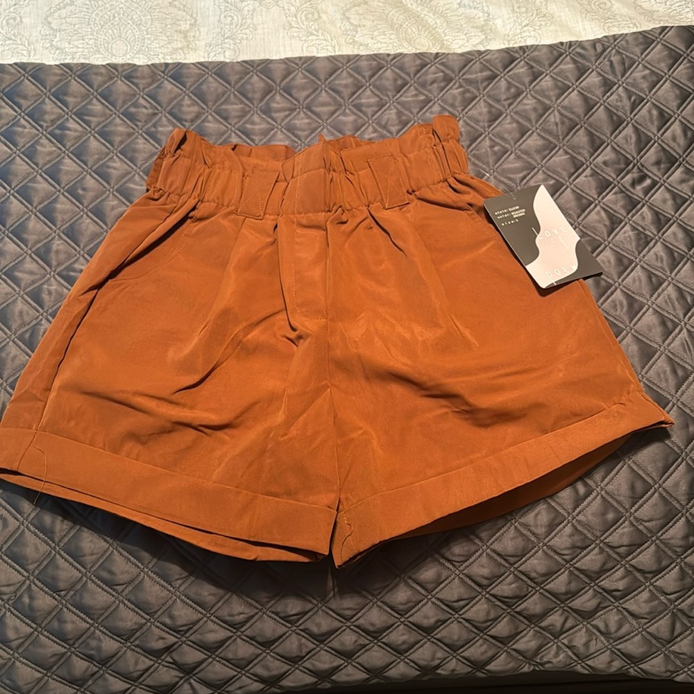 NWT Brown Casual Shorts Size S